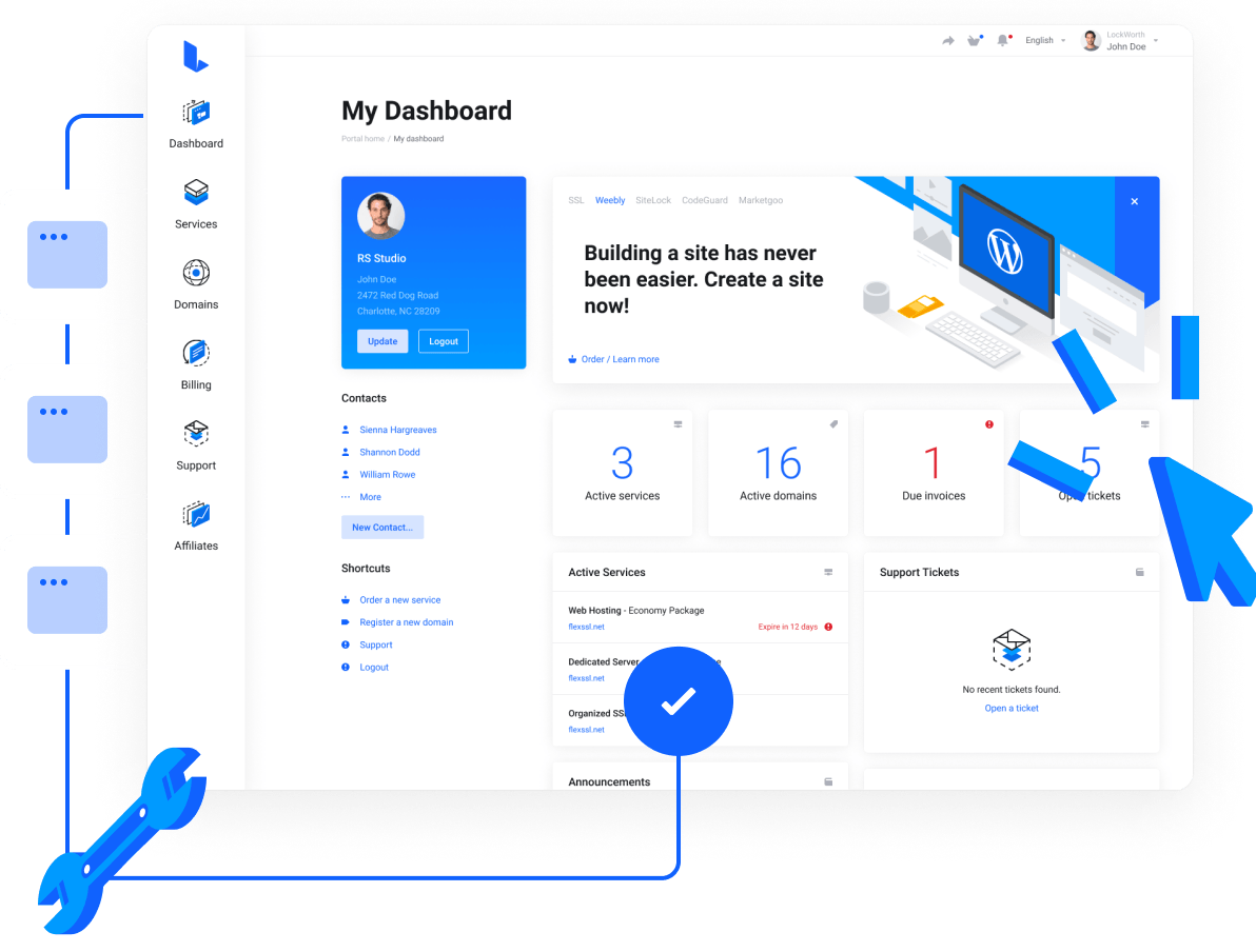 Top Web Hosting Services – Secure & Scalable Hosting | HostingAhead - Effortlessly manage all your services with our intuitive Control Panel.